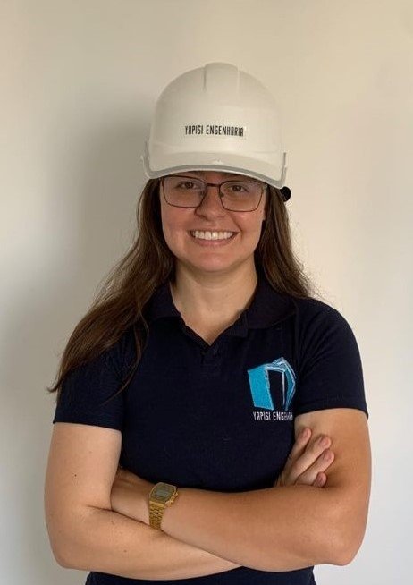 Jaqueline Honorato, engenheira civil e responsável técnica da Yapisi Engenharia